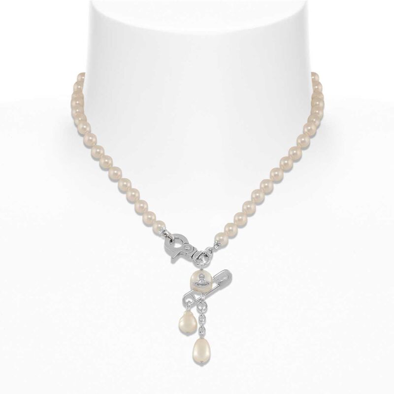 Vivienne Westwood Claude Small Pearl Necklace image number 1